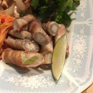 豚バラ肉のゴボウ巻き